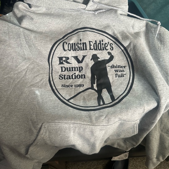 Gildan Gray Heavy Blend Hoodie - Picture 2 of 3